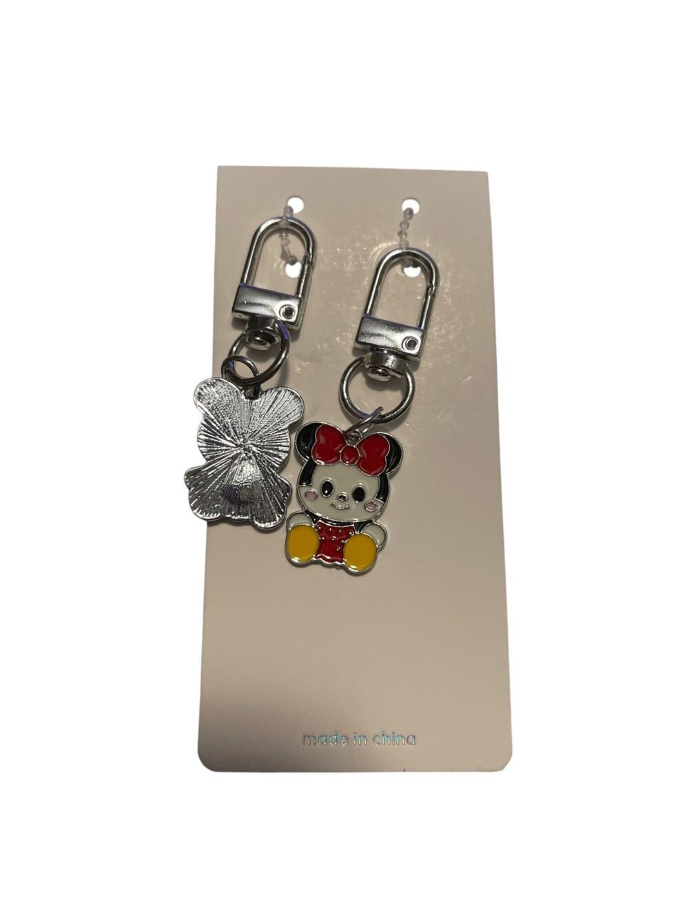 Baby Mickey Mouse & Baby Mini Mouse Handbag Charm Fashion Jewelry Hello NWT